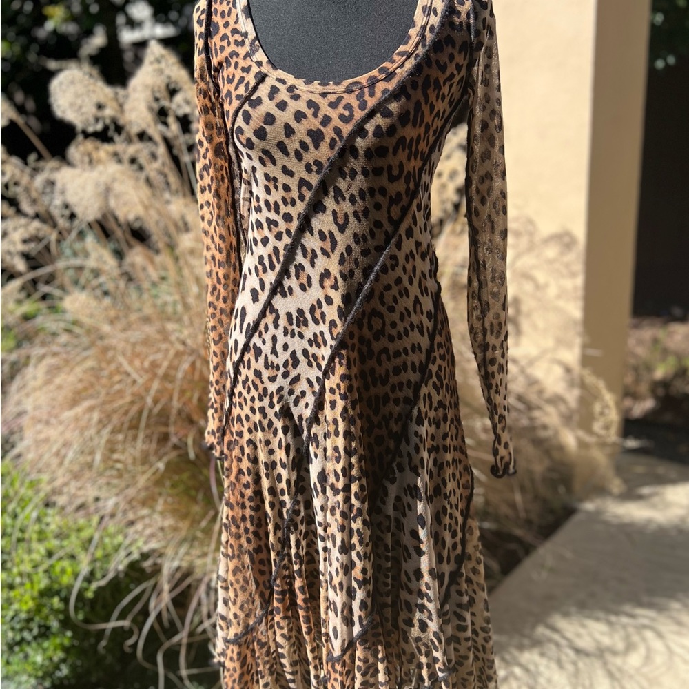 Fuzzi Animal Print Dress